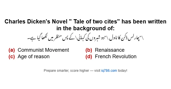 Charles Dicken's Novel " Tale of two cites" has been written in the background of: