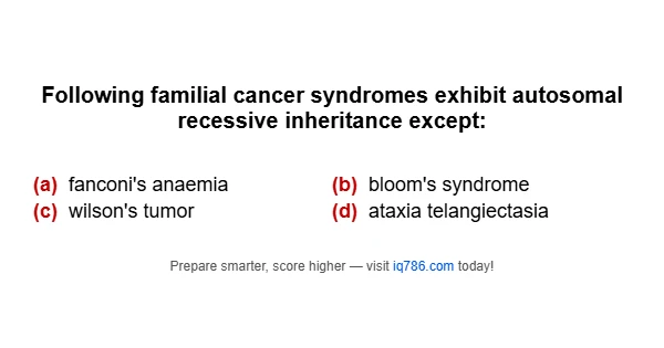 Following familial cancer syndromes exhibit autosomal recessive inheritance except: