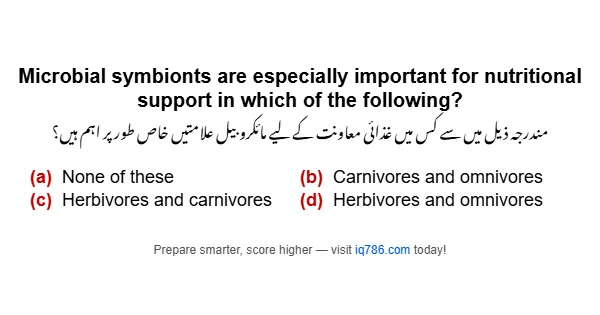 Microbial symbionts are especially important for nutritional support in which of the following?